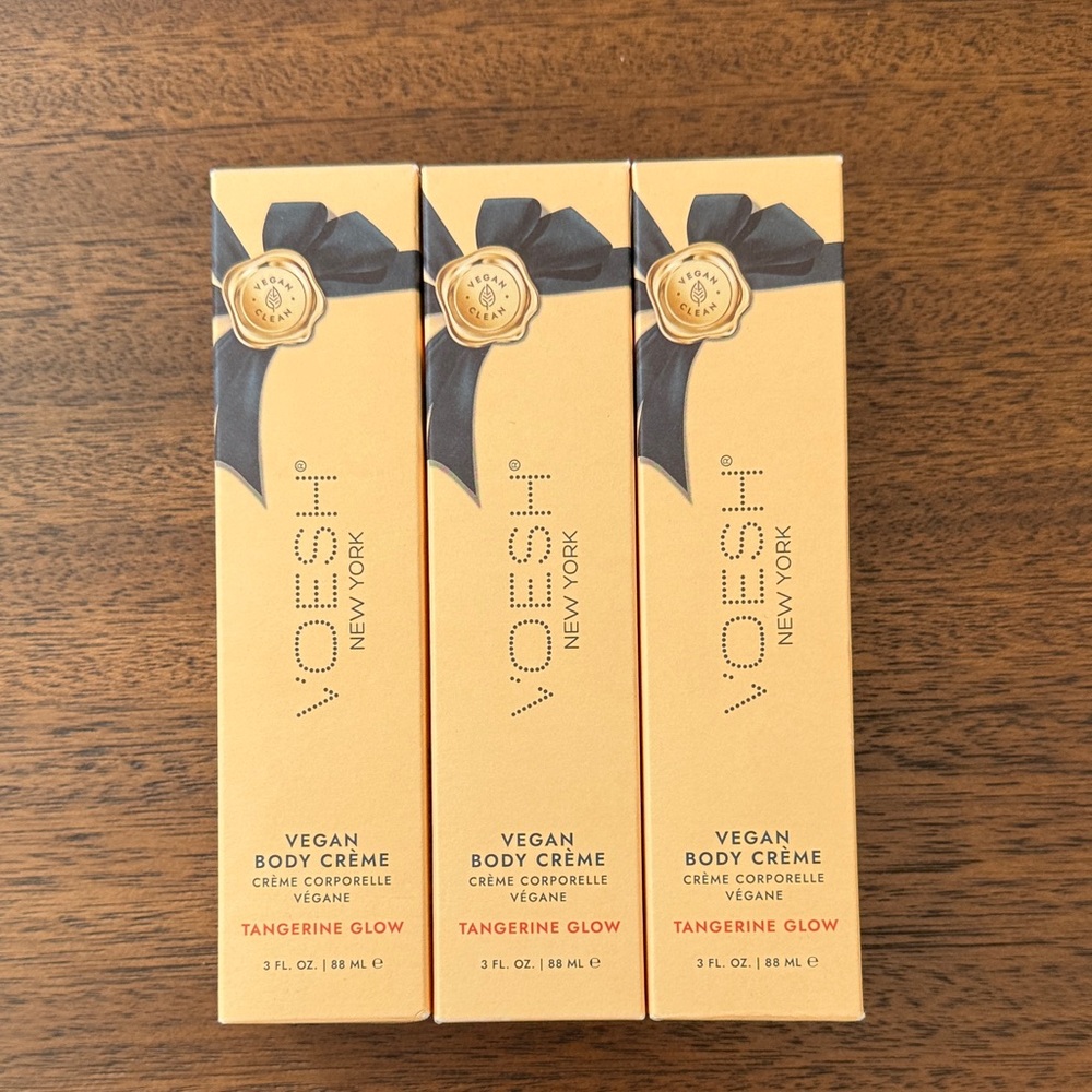 Voesh Tangerine Glow Vegan Body Creme (Bundle of 3)